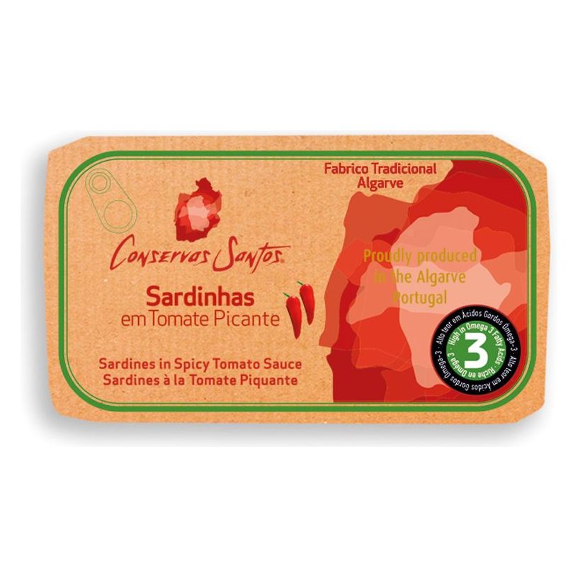 3 prémium halkonzerv díszdobozban, Conservas Santos, 3x120 g-Campos Santos-Sol Deli