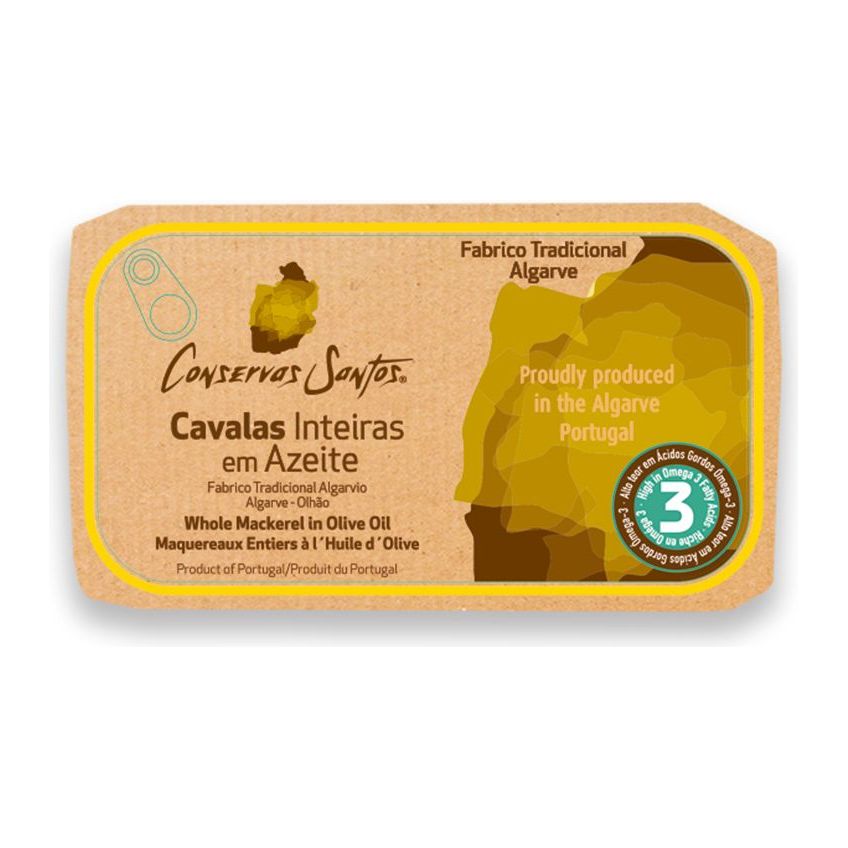 3 prémium halkonzerv díszdobozban, Conservas Santos, 3x120 g-Campos Santos-Sol Deli