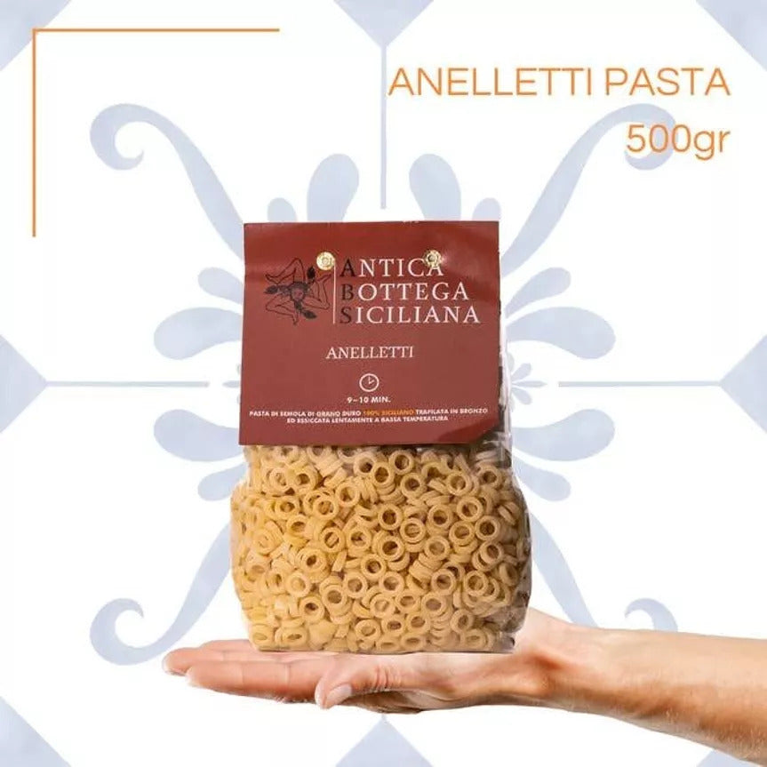 Anelletti durumtészta, 500 g-Antica Bottega Siciliana-Sol Deli