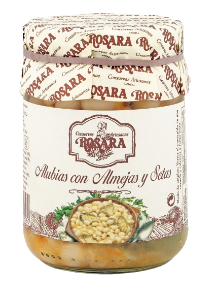 Babos egytálétel kagylóval és gombával, 400 g