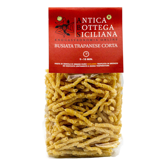 Busiata Trapanese durumtészta, 500 g-Antica Bottega Siciliana-Sol Deli