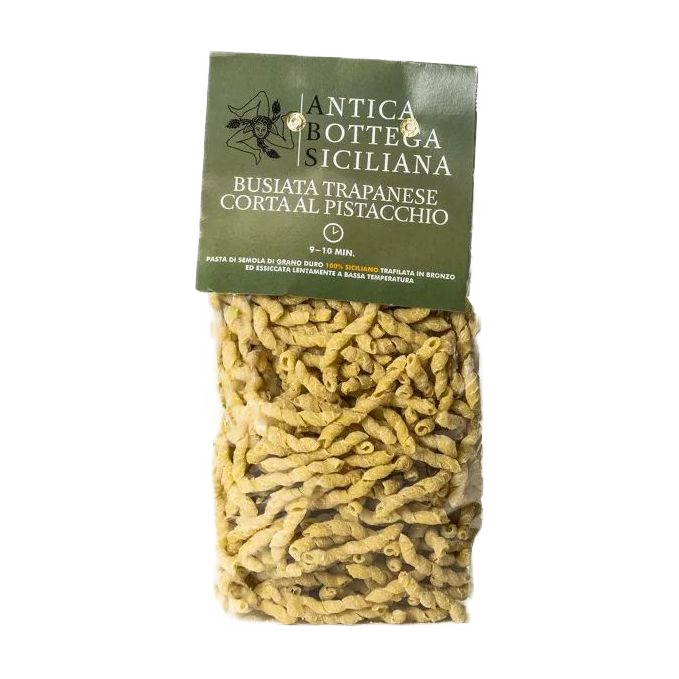 Busiata durumtészta pisztáciával, 500 g-Antica Bottega Siciliana-Sol Deli