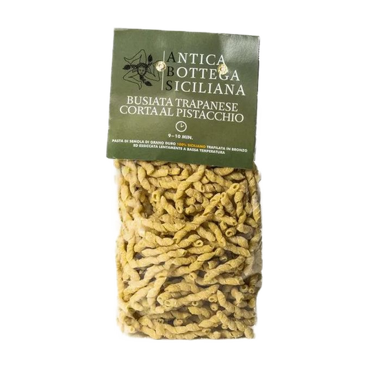 Busiata durumtészta pisztáciával, 500 g-Antica Bottega Siciliana-Sol Deli