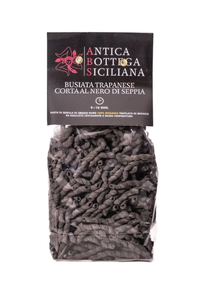 Busiata durumtészta tintahal tintával, 500 g