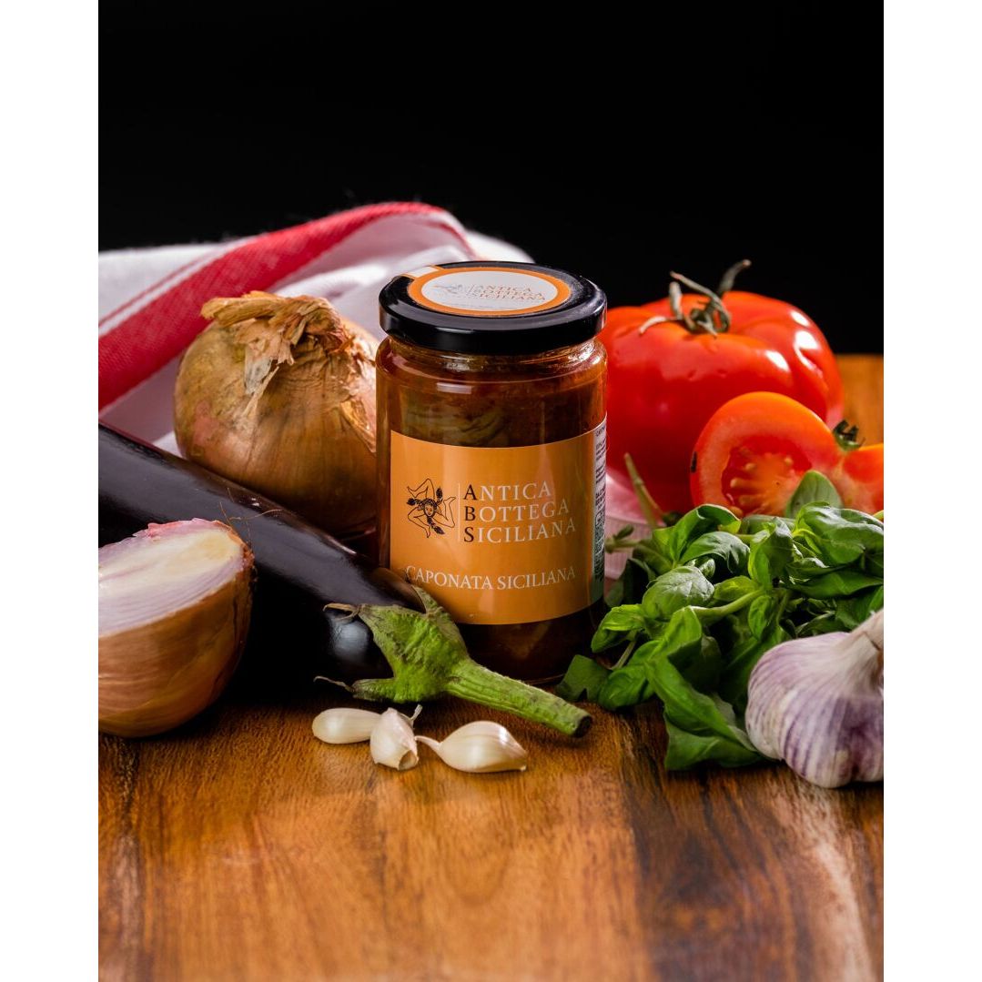 Caponata, 500 g-Antica Bottega Siciliana-Sol Deli
