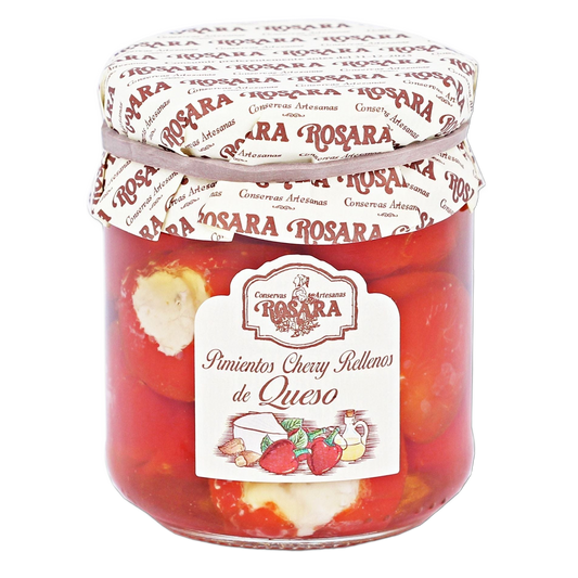 Cseresznyepaprika sajtkrémmel töltve, Rosara, 212 ml-Conservas Artesanas Rosara-Sol Deli