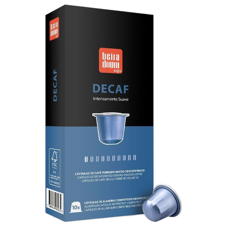 Decaf, Nespresso kompatibilis kávékapszula, Beira Douro Cafés, 10 db-Beira-Douro Cafés-Sol Deli