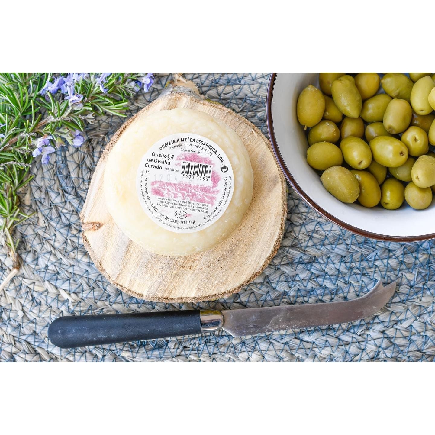 Érlelt juhsajt, 90 g-Queijaria Monte da Cegarrega-Sol Deli