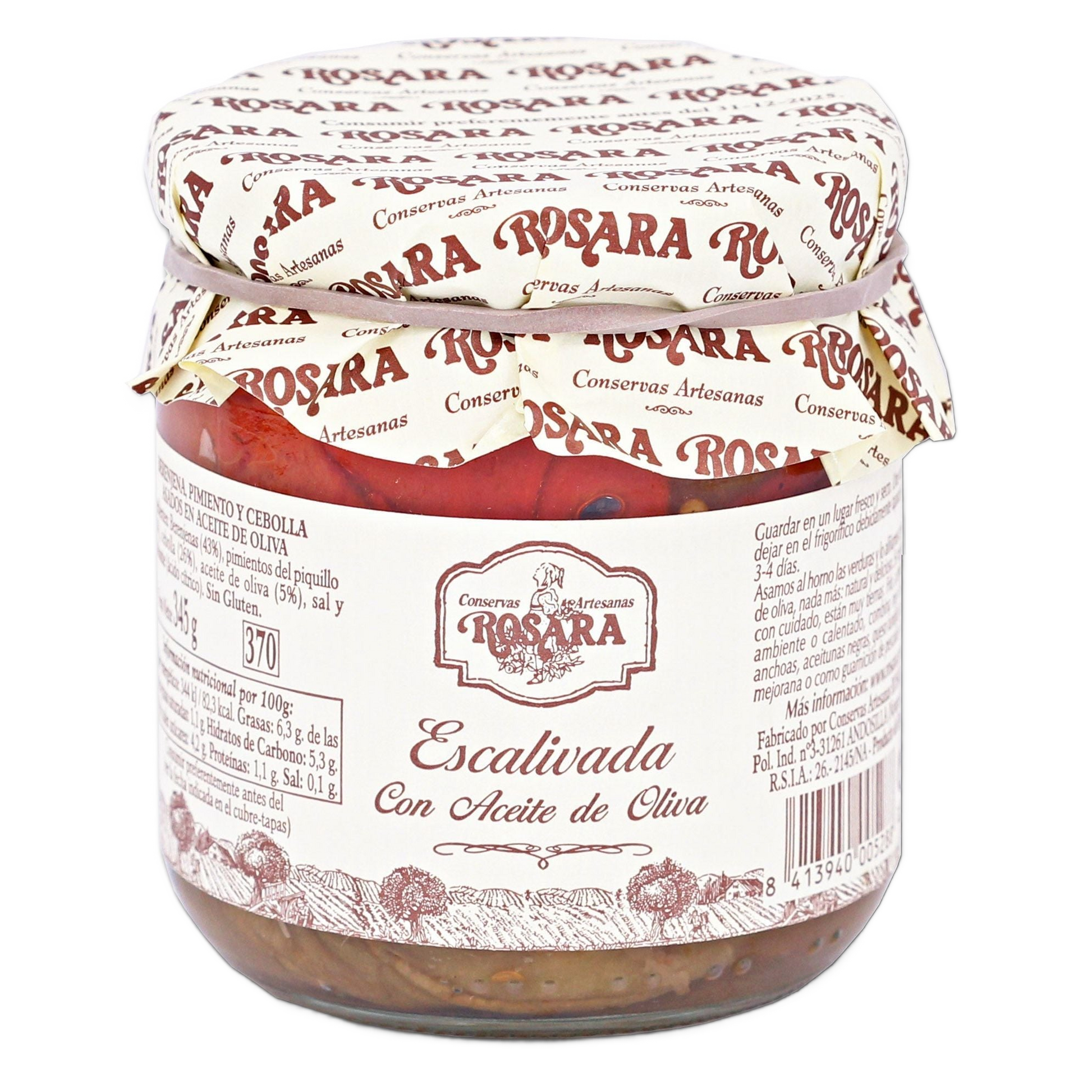 Escalivada, Rosara, 370 ml-Conservas Artesanas Rosara-Sol Deli