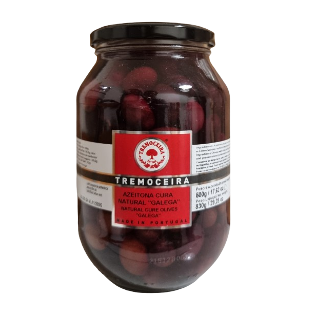 Fekete Galega olajbogyók, Tremoceira, 500 g-Tremoceira-Sol Deli