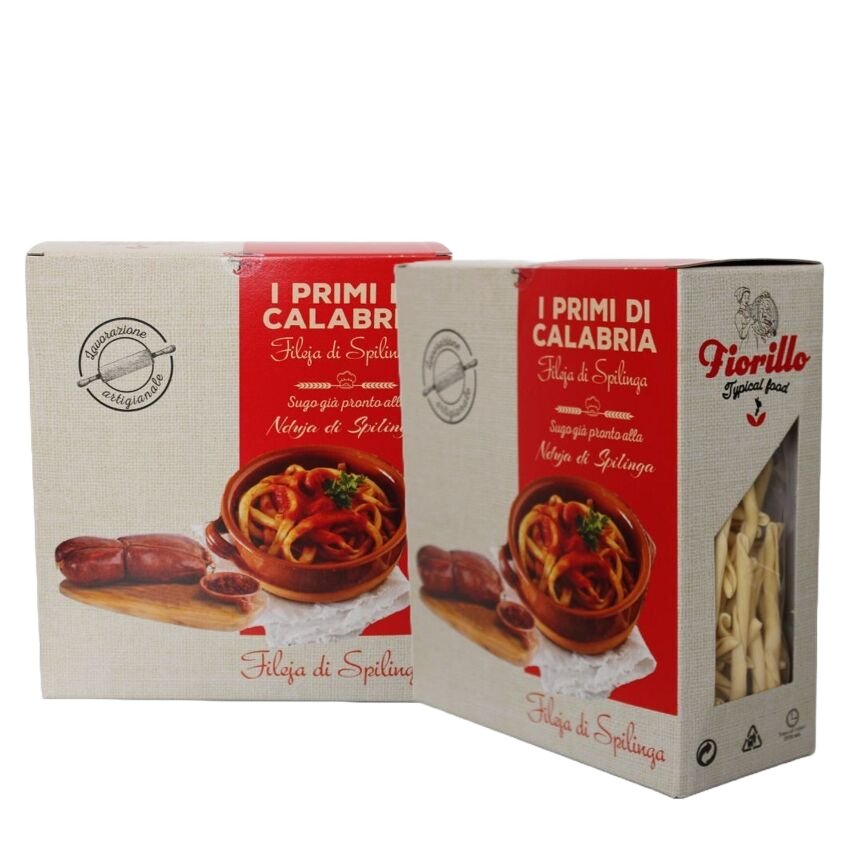Fileja durumtészta Nduja mártással, ajándékcsomag, Pastificio Fiorillo, 780 g-Pastificio Fiorillo-Sol Deli
