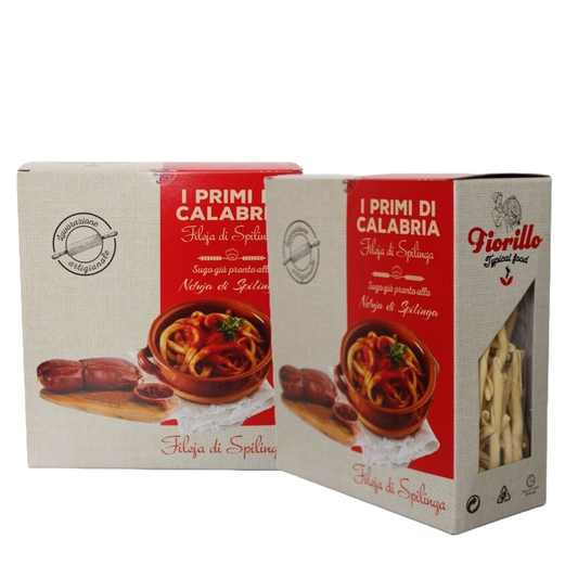 Fileja durumtészta Nduja mártással, ajándékcsomag, Pastificio Fiorillo, 780 g-Pastificio Fiorillo-Sol Deli