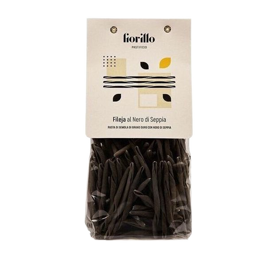 Fileja durumtészta tintahal tintával, Pastificio Fiorillo, 500 g-Pastificio Fiorillo-Sol Deli