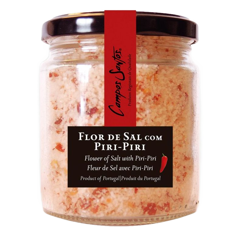 Flor de Sal sóvirág piri-pirivel, Campos Santos, 150 g-Campos Santos-Sol Deli