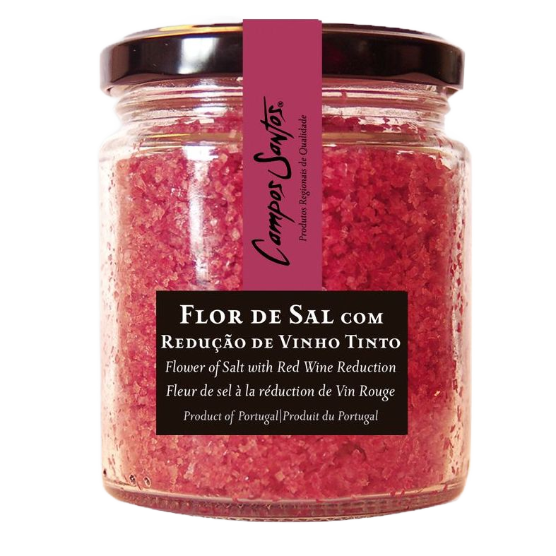 Flor de sal sóvirág vörösbor redukcióval, Campos Santos, 150 g-Campos Santos-Sol Deli