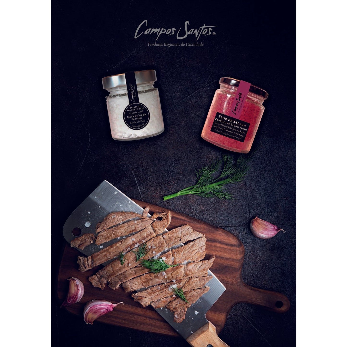 Flor de sal, sóvirágok, Campos Santos, 150 g-Campos Santos-Sol Deli