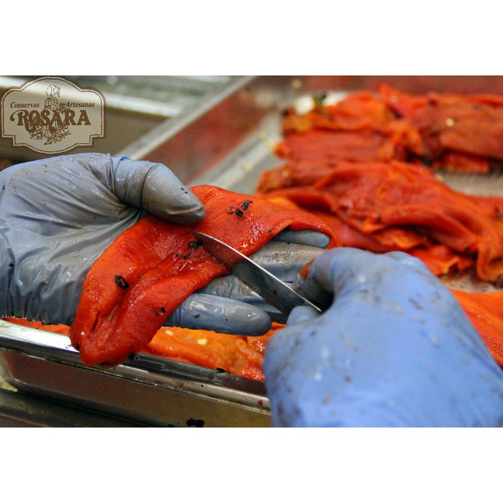 Grillezett Cristal paprika extra szűz olívaolajban, 185 g-Conservas Artesanas Rosara-Sol Deli