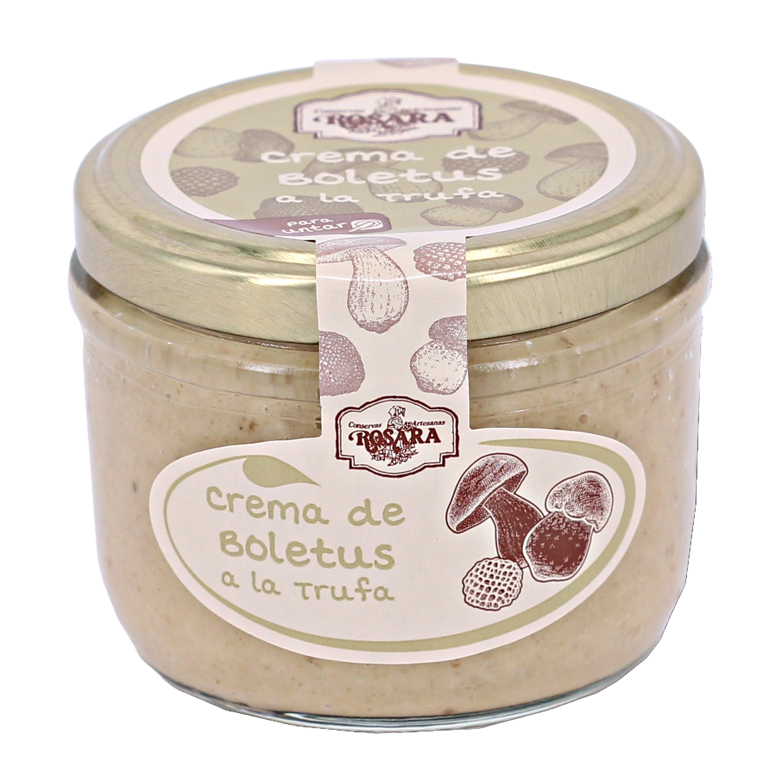 Ízletes vargányakrém szarvasgombával, Rosara, 125 ml-Conservas Artesanas Rosara-Sol Deli