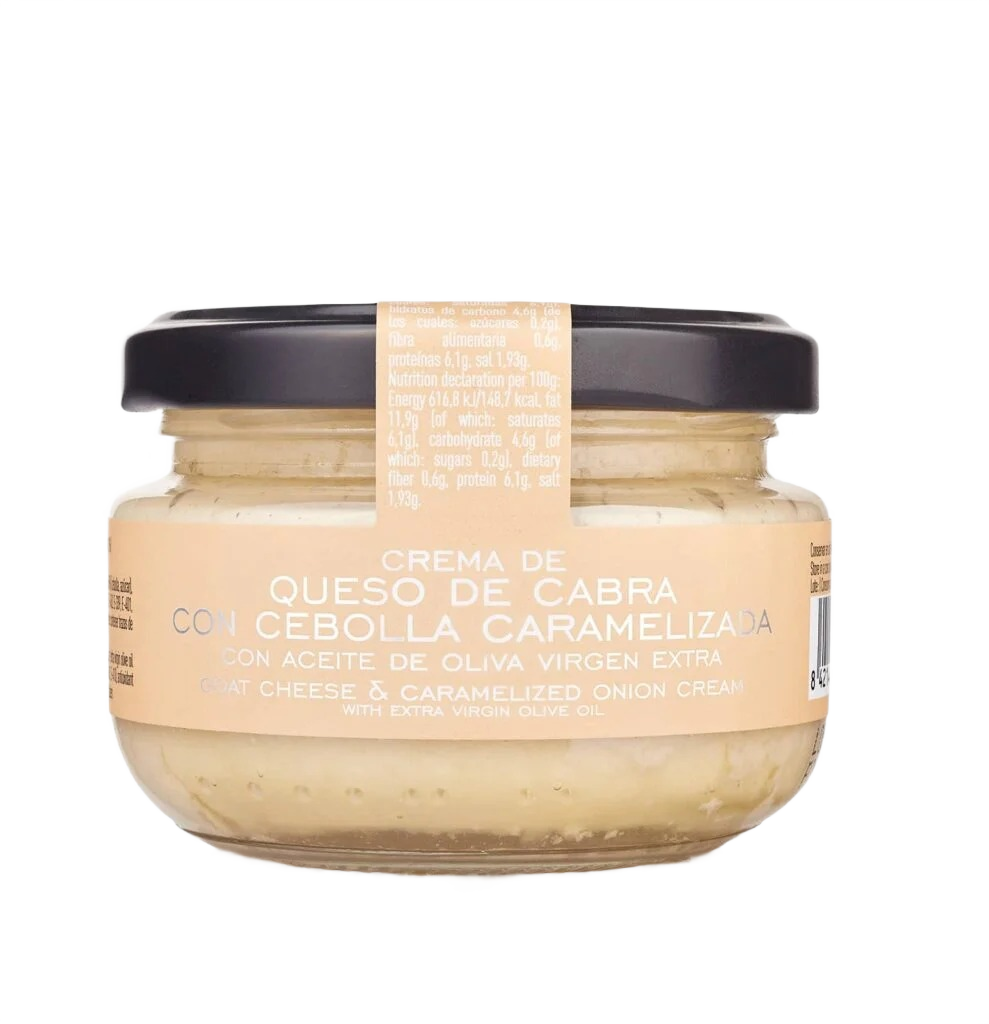 Kecskesajtkrém karamellizált hagymával, 120 g
