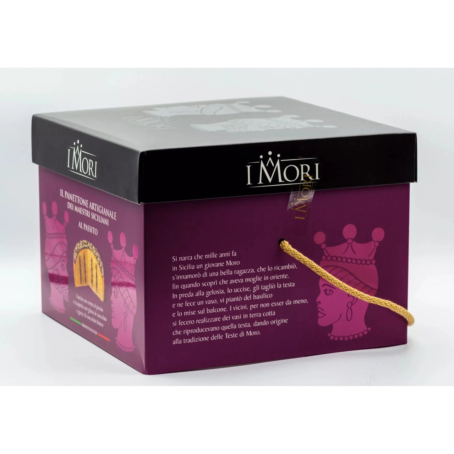 Kézműves szicíliai passitokrémes panettone, I Mori, 900 g-I Mori-Sol Deli