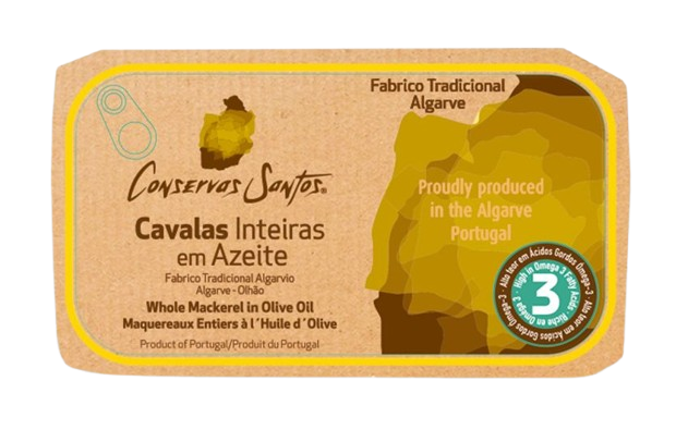 Egész királymakréla olívaolajban, 120 g