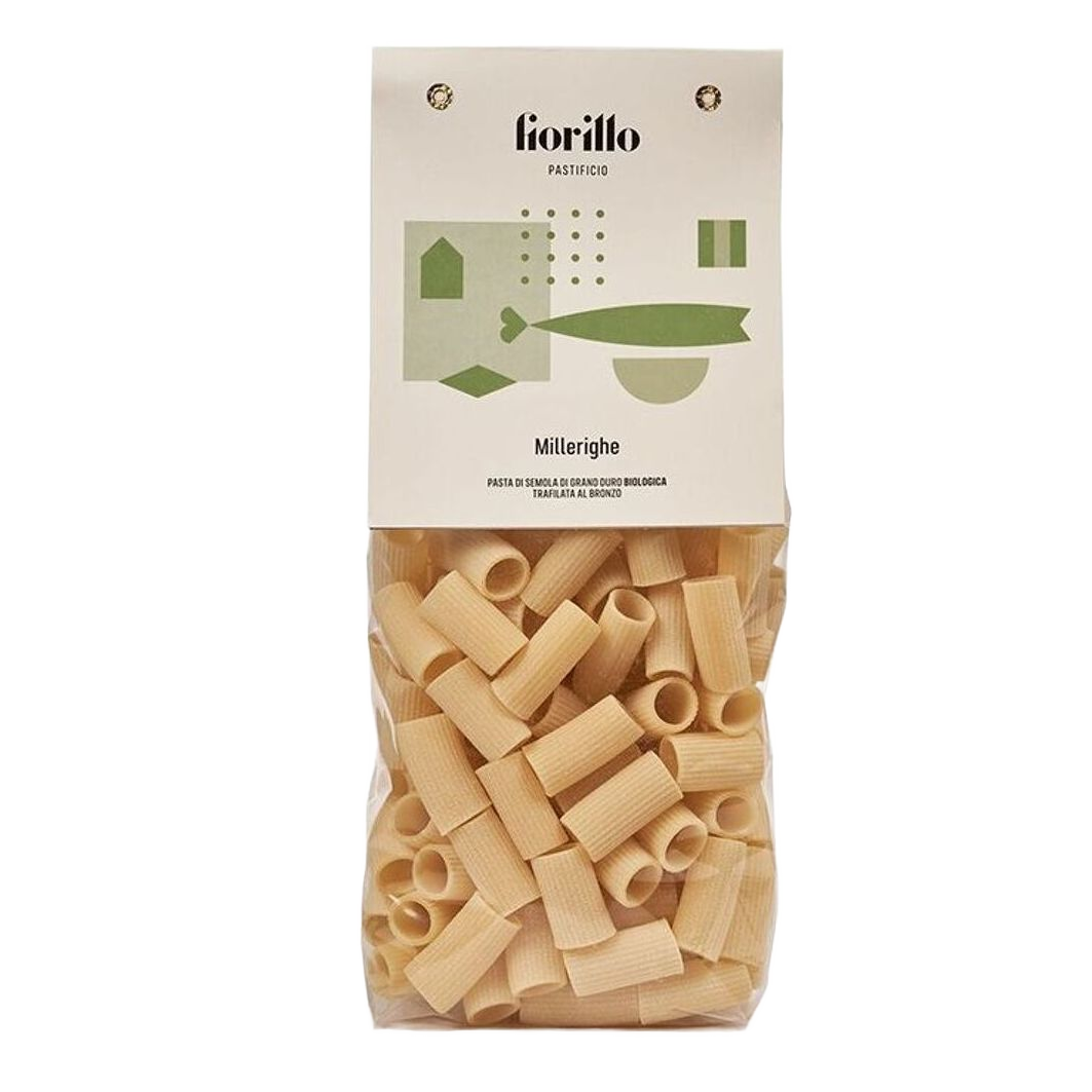 Millerighe bio durumtészta, Pastificio Fiorillo, 500 g-Pastificio Fiorillo-Sol Deli