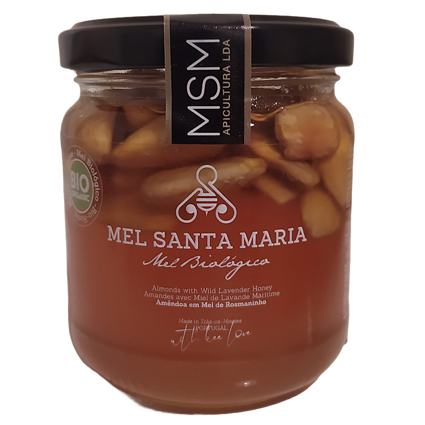Organikus gourmet rozmaringméz bio mandulabéllel, Mel Santa Maria, 250 g-Mel Santa Maria-Sol Deli