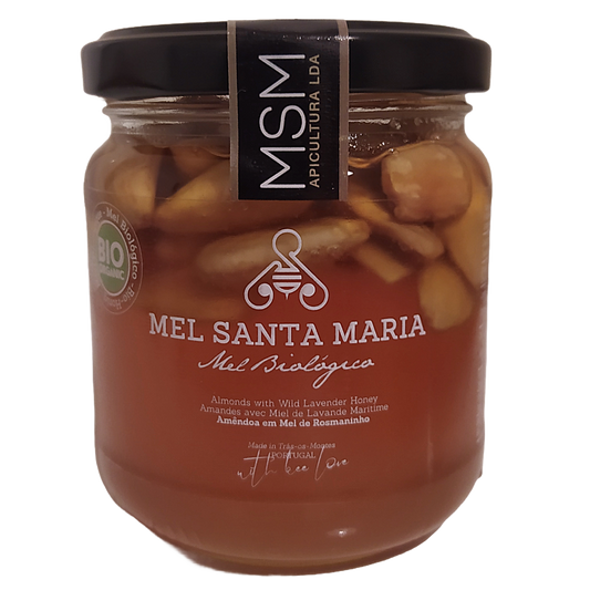 Organikus gourmet rozmaringméz bio mandulabéllel, Mel Santa Maria, 250 g-Mel Santa Maria-Sol Deli