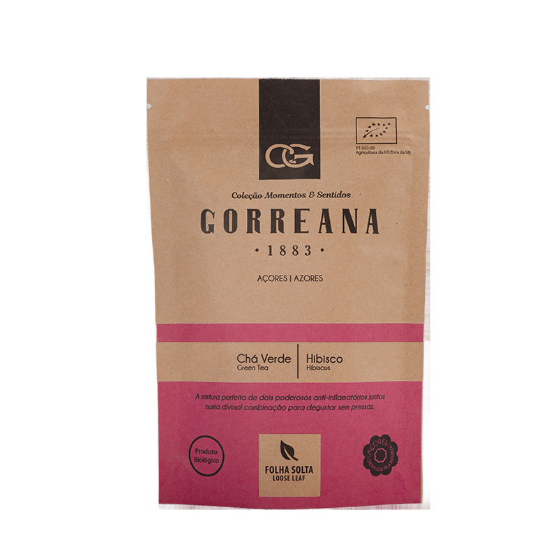 Organikus zöld tea hibiszkusszal, Gorreana, 80 g-Gorreana-Sol Deli