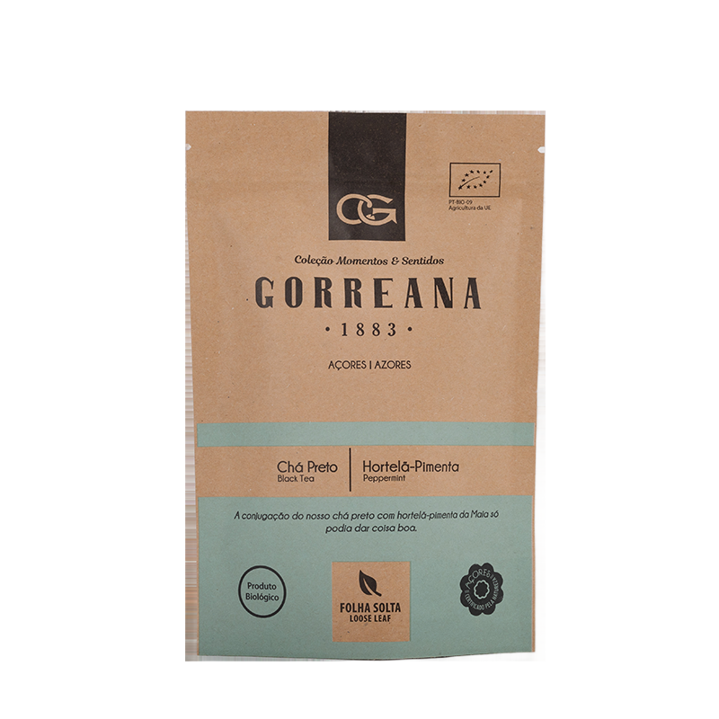 Organius fekete tea borsmentával, Gorreana, 80 g-Gorreana-Sol Deli