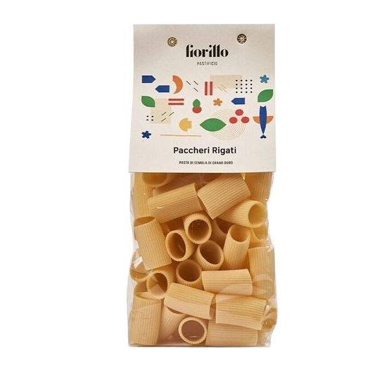 Paccheri rigate durumtészta, Pastificio Fiorillo, 500 g-Pastificio Fiorillo-Sol Deli