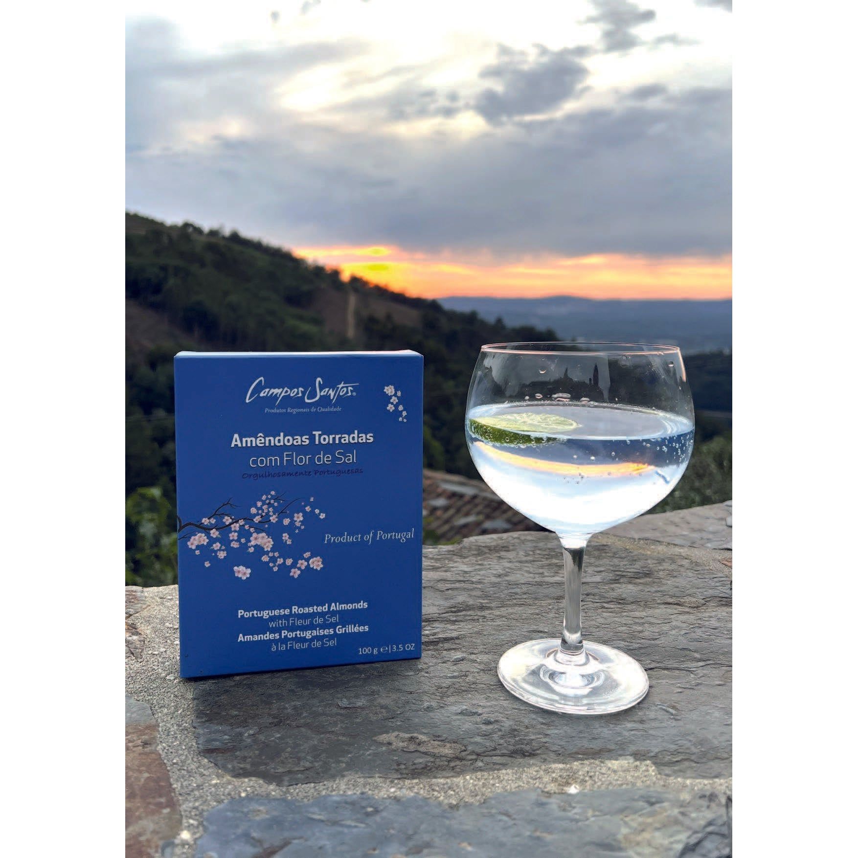 Pirított mandula flor de sal sóvirággal, 100 g-Campos Santos-Sol Deli