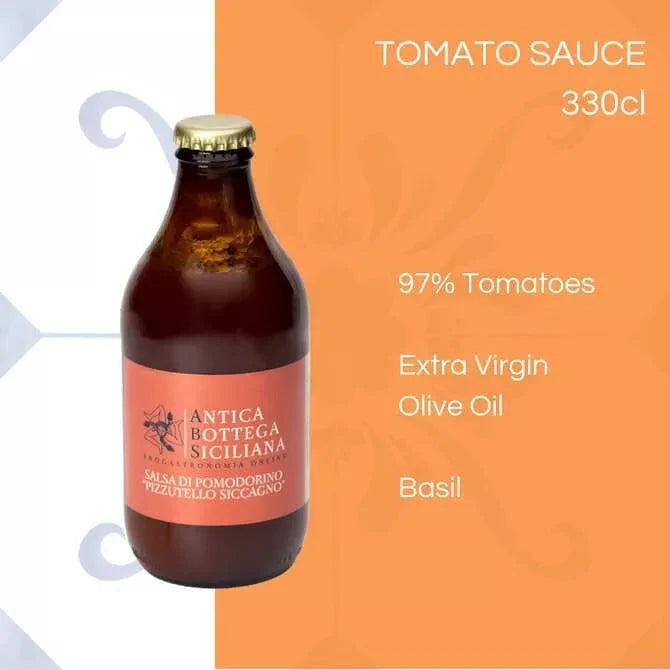Pizzutello paradicsomszósz, 330 ml-Antica Bottega Siciliana-Sol Deli