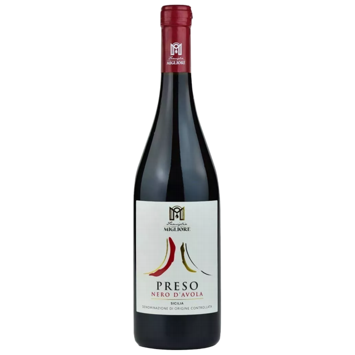 Preso Nero d'Avola D.O.C 2021, Famiglia Migliore-Famiglia Migliore-Sol Deli