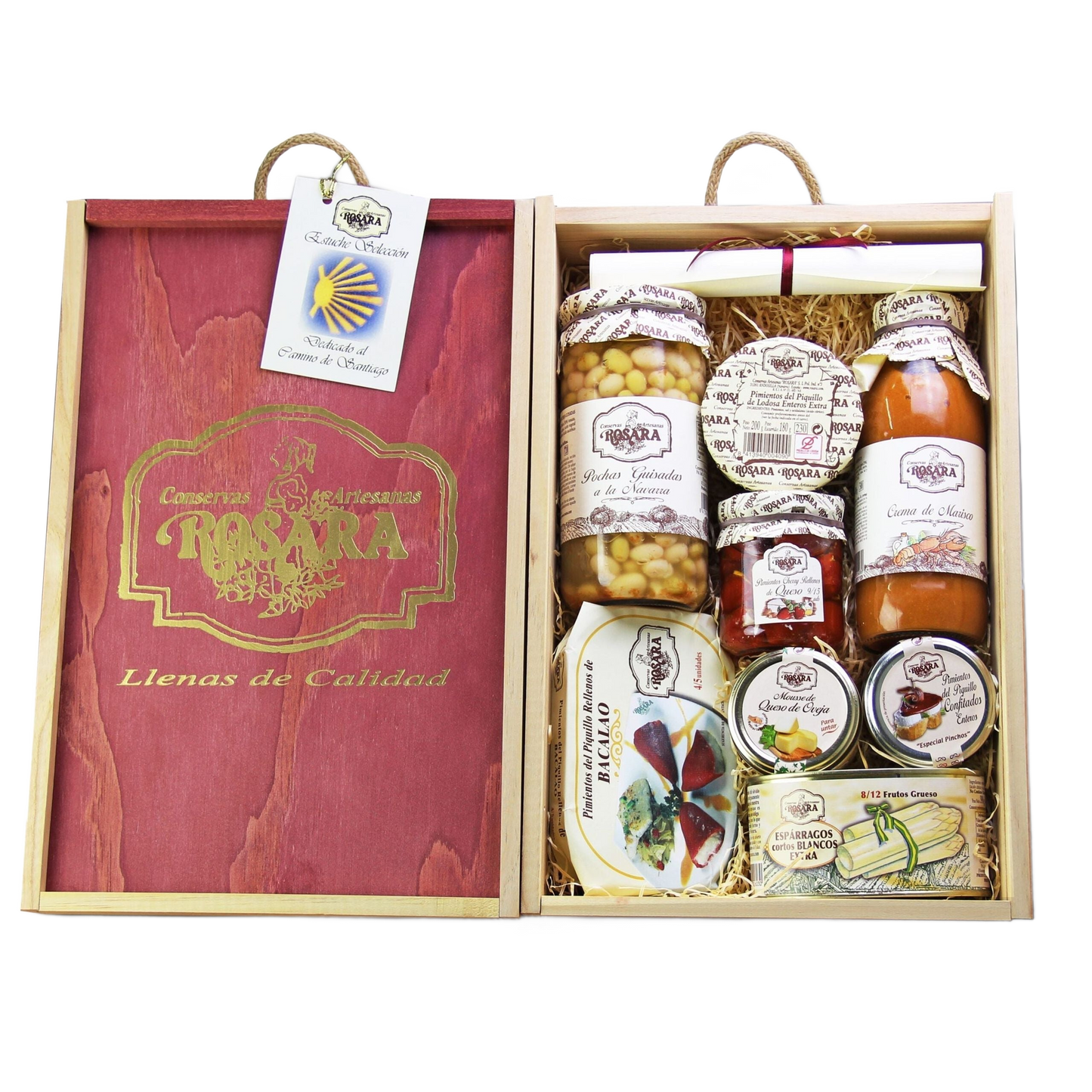 Spanyol ajándékcsomag "Camino de Santiago"-Conservas Artesanas Rosara-Sol Deli
