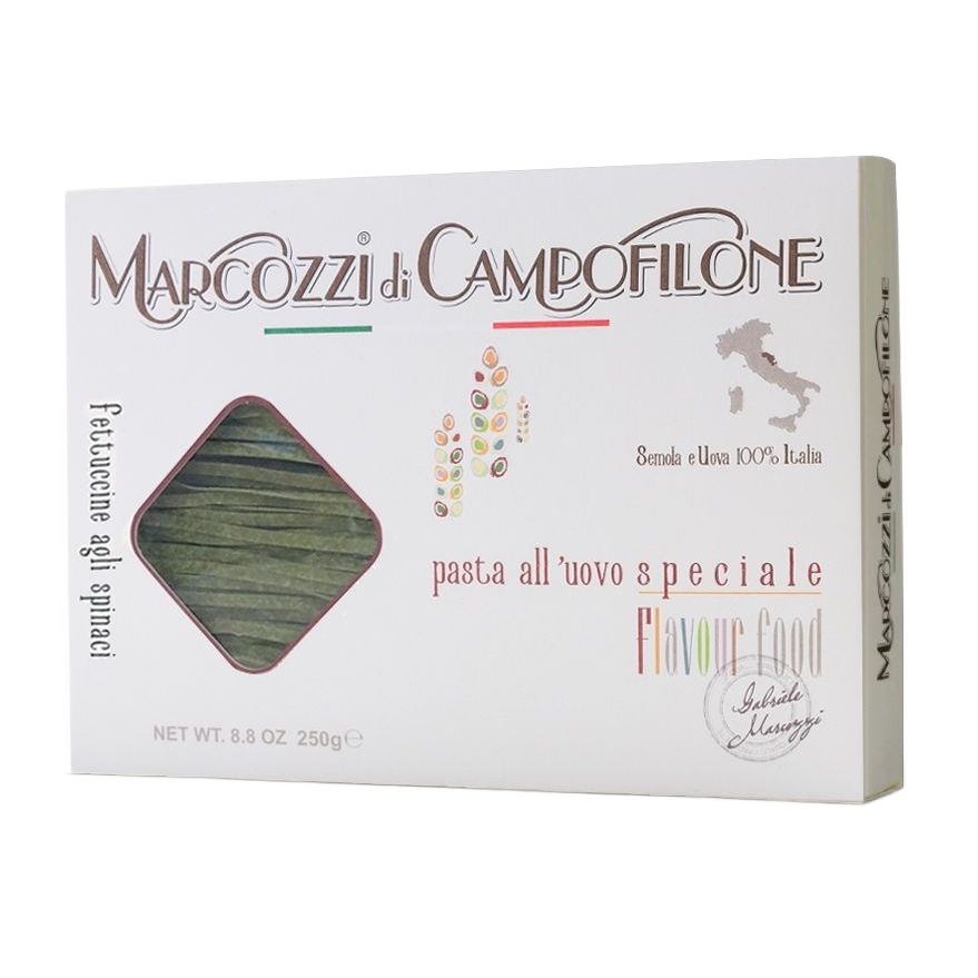 Spenótos fettuccine, Marcozzi di Campofilone, 250 g-Marcozzi di Campofilone-Sol Deli