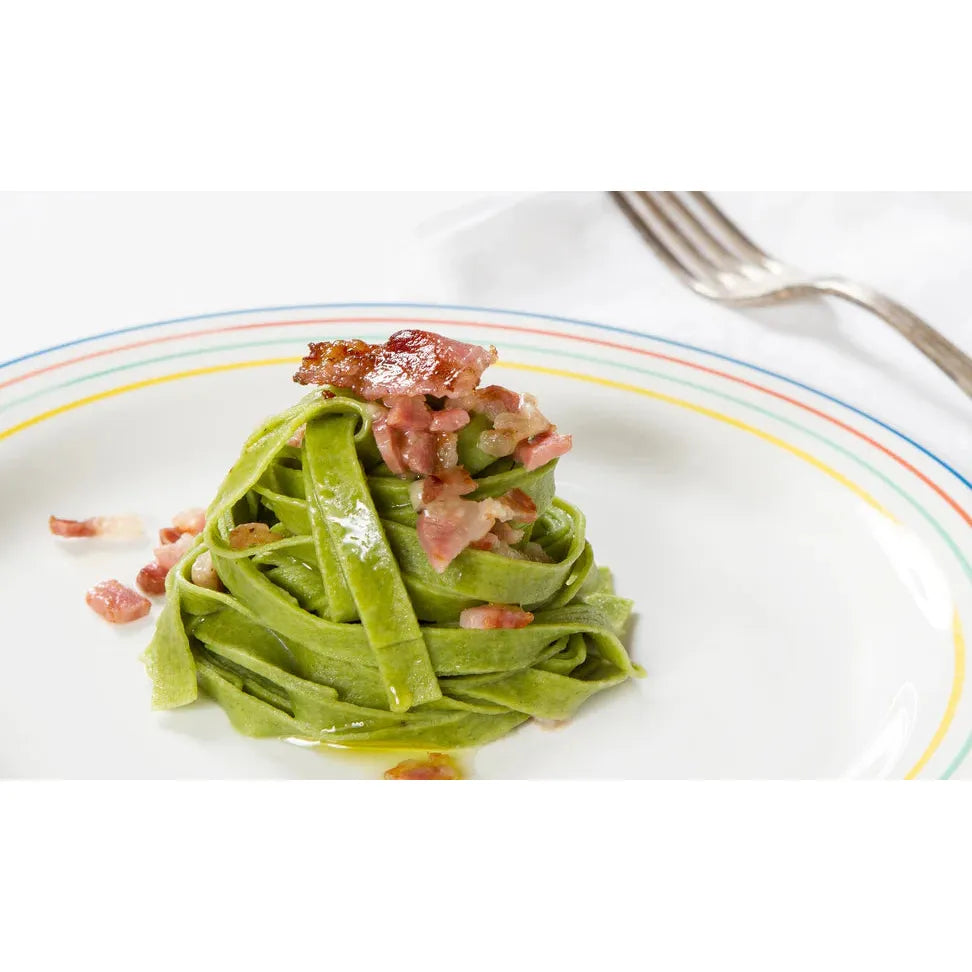 Spenótos tagliatelle durumtészta, 500 g-Pastificio Fiorillo-Sol Deli