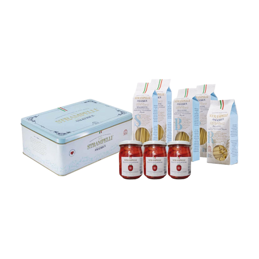 Strampelli tészta ajándékcsomag 3 db Ovalone paradicsomfilével-Strampelli-Sol Deli