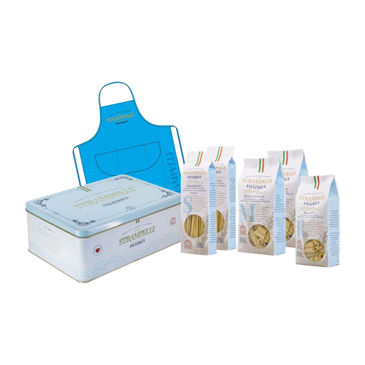 Strampelli tészta ajándékcsomag vászonköténnyel-Strampelli-Sol Deli