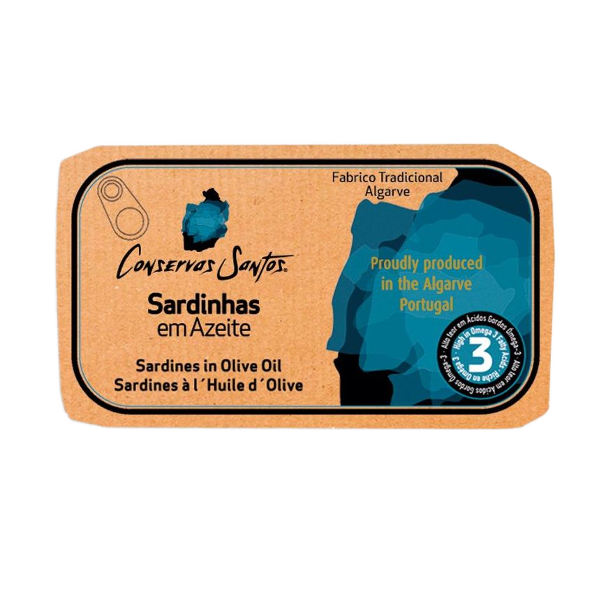 Szardínia olívaolajban, Campos Santos, 120 g-Campos Santos-Sol Deli