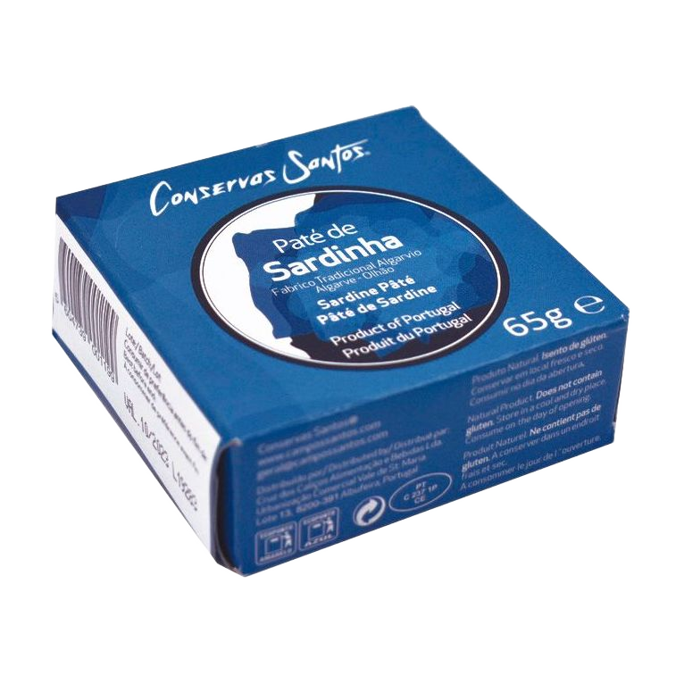 Szardíniapástétom, 65 g-Campos Santos-Sol Deli