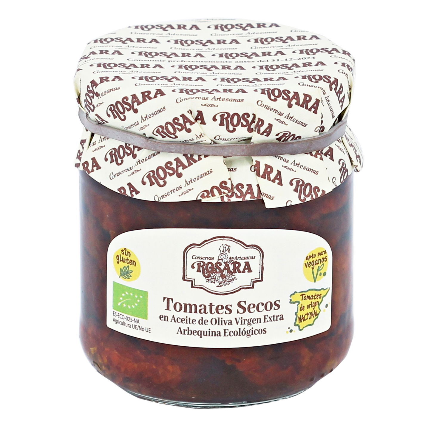 Szárított bio paradicsom organikus extra szűz olívailajban, Rosara, 180 g-Conservas Artesanas Rosara-Sol Deli