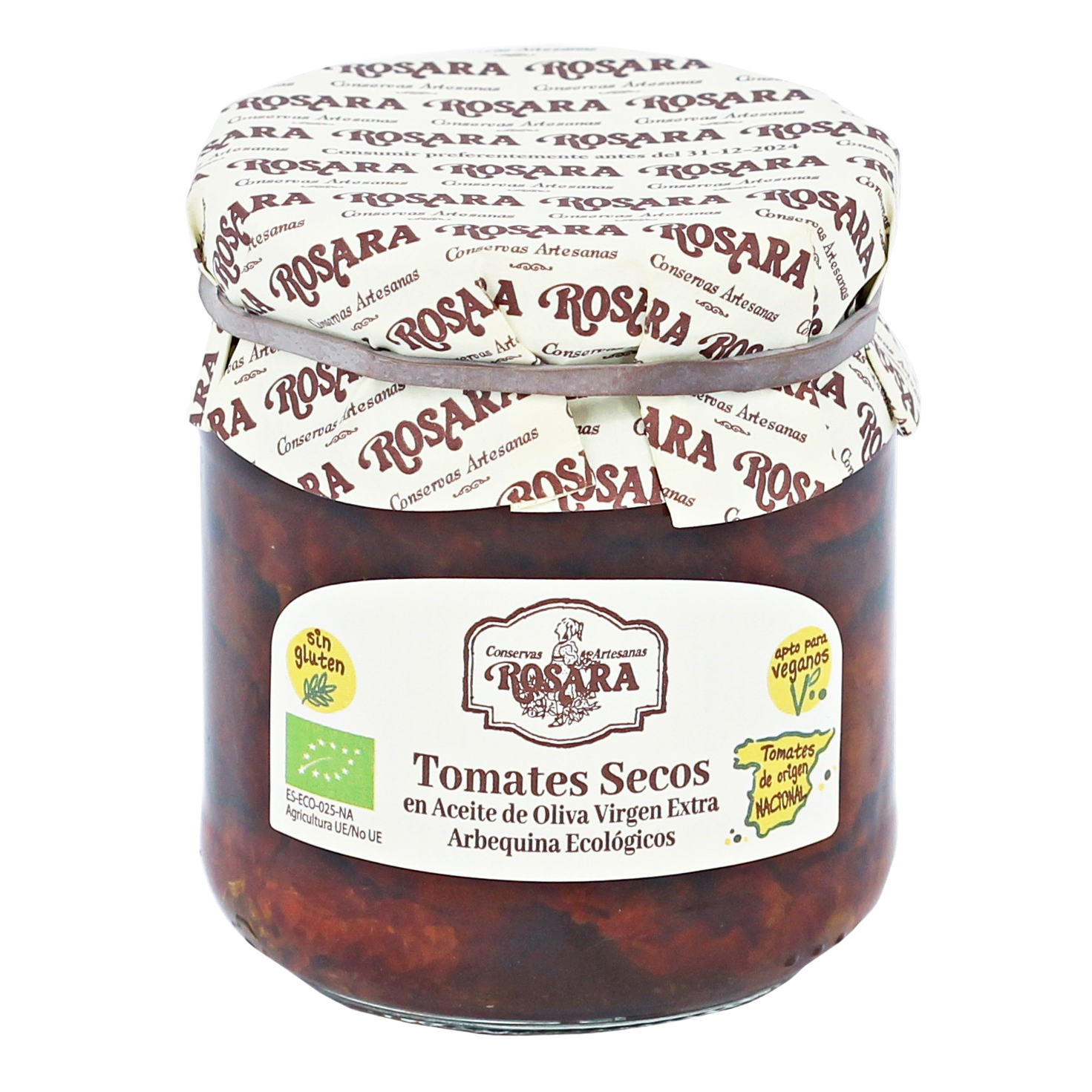 Szárított bio paradicsom organikus extra szűz olívailajban, Rosara, 180 g-Conservas Artesanas Rosara-Sol Deli