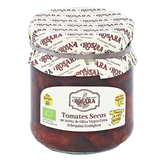 Szárított bio paradicsom organikus extra szűz olívailajban, Rosara, 180 g-Conservas Artesanas Rosara-Sol Deli