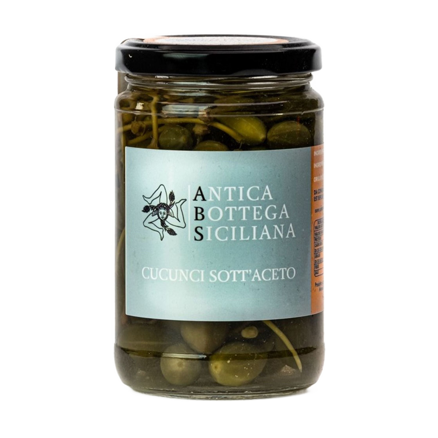 Szicíliai kapribogyógyümölcs fehérborecetben, 280 g-Antica Bottega Siciliana-Sol Deli