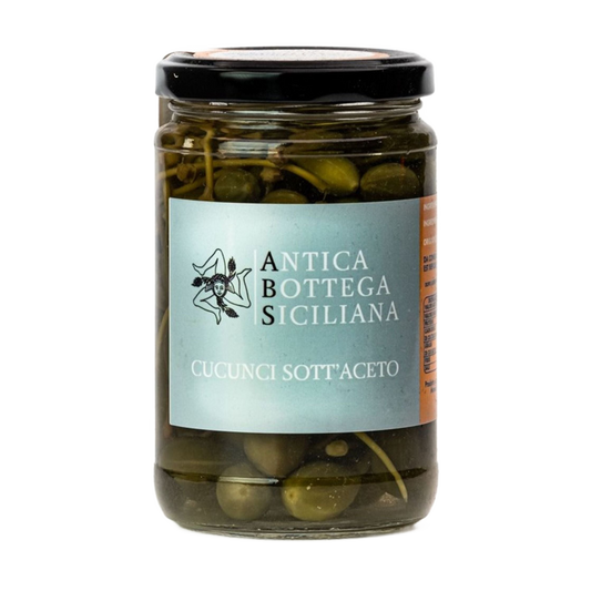 Szicíliai kapribogyógyümölcs fehérborecetben, 280 g-Antica Bottega Siciliana-Sol Deli