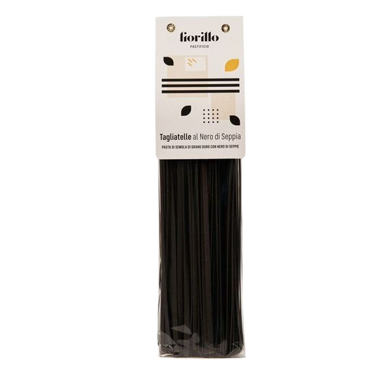 Tagliatelle durumtészta tintahal tintával, Pastificio Fiorillo, 500 g-Pastificio Fiorillo-Sol Deli
