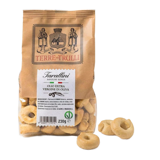 Tarallini extra szűz olívaolajjal, Terre Dei Trulli, 203 g-Terre Dei Trulli-Sol Deli
