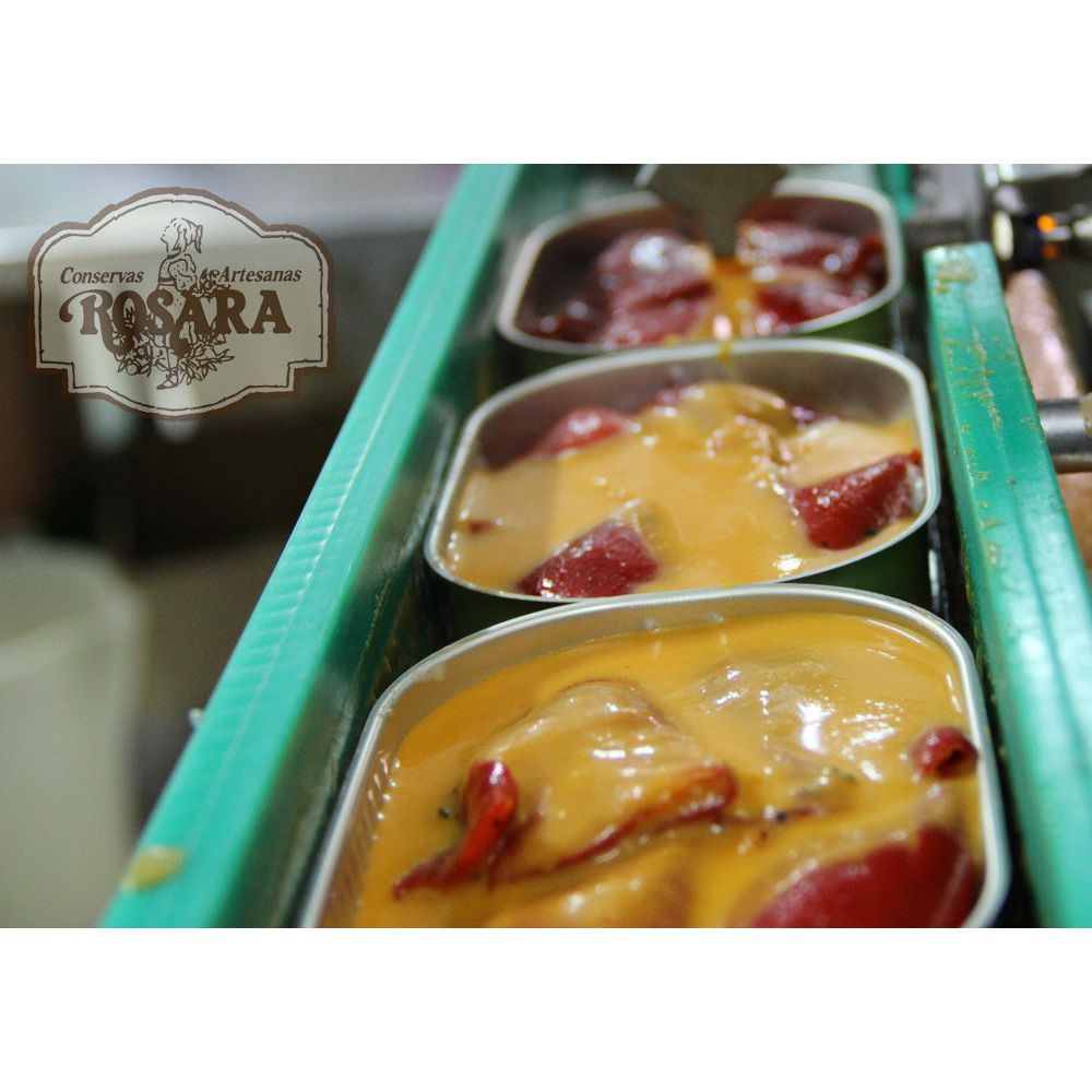 Tőkehalkrémmel töltött piquillo paprika, Rosara, 270 ml-Conservas Artesanas Rosara-Sol Deli