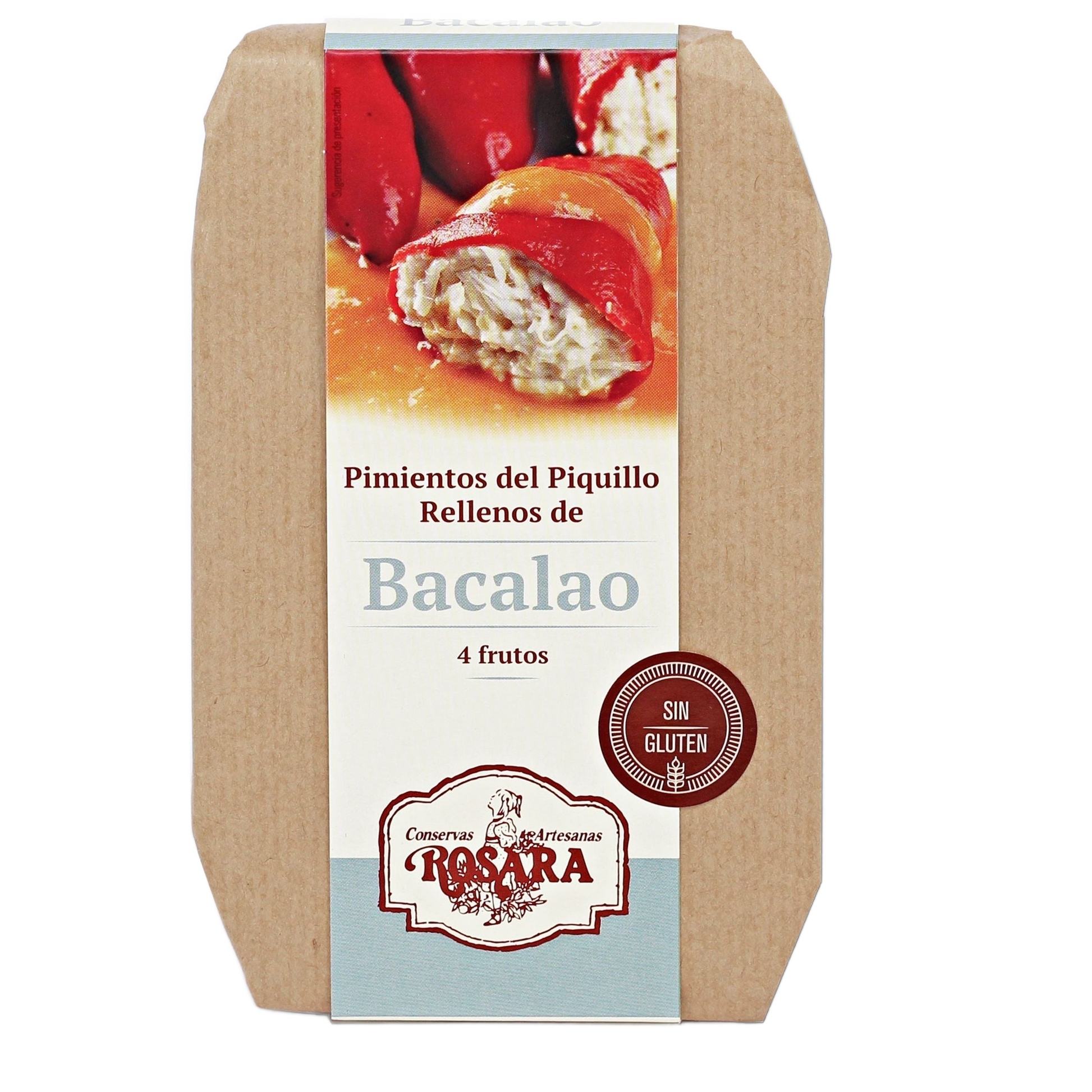 Tőkehalkrémmel töltött piquillo paprika, Rosara, 270 ml-Conservas Artesanas Rosara-Sol Deli